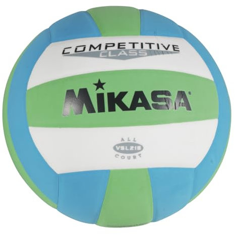 Mikasa Competitive Class Volleyball (Grün/Weiß/Blau)