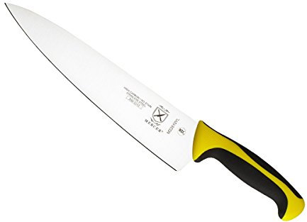 Mercer Culinary Millennia 10-Inch Chef's Knife-Yellow, Stainless Steel