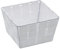 WENKO Aufbewahrungskorb Adria Badkorb, quadratisch, Kunststoff-Geflecht, Polypropylen, 14 x 9 x 14 cm Beige Mini Square