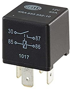 HELLA Relè, Corrente di lavoro - 12V - 4a... poli - Contatto di chiusura - 4RA 933 332-101