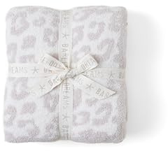 Barefoot Dreams Decke Barfuß in der Wildnis - Leopard, Creme/Stein Leopardencreme/Stein 54x 72