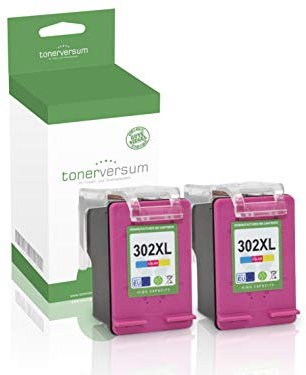 2 Tintenpatronen kompatibel zu HP 302 XL 302XL F6U67AE Color für DeskJet 3630 3634 2130 3633 OfficeJet 3830 3831 3833 3834 3835 4650 3832