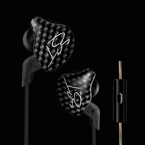 Auriculares ergonómicos KZ ZST Auriculares intrauditivos In-earearphones Montura Dynamic Hybrid Dual Drive Auriculares con cancelación de ruido HIFI Auriculares deportivos con tapón(con micrófono)