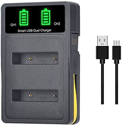 PowerTrust EN-EL5 Battery Charger for Nikon COOLPIX P530 P520 P510 P500 P100 P90 P80 P6000 P5000 P5100 P4 P3 S10 7900 5900 5200 4200 3700