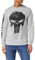 Marvel Men's Avengers Punisher Skull Long Sleeve Top, Grey (Grey Heather Hgy), X (Size:X-Large)