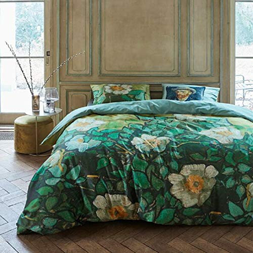 Beddinghouse Bettwäsche Van Gogh | Wild Roses Green - 135 x 200 cm