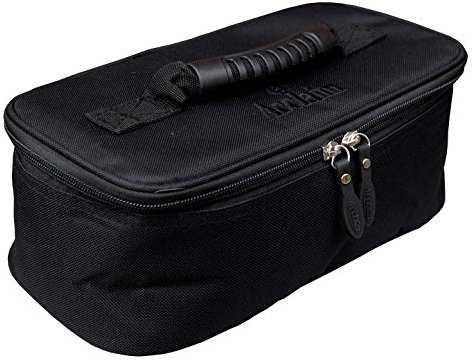 Acclaim Rome Heavyweight Nylon Two Bowl Level Lawn Flat Green Short Mat Bowls Bag With Removable Dividers (Black)