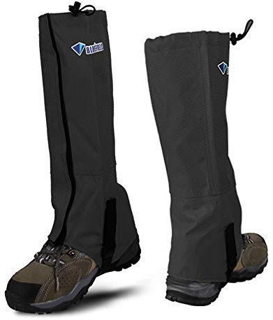 Lixada Outdoor Gamaschen, reißfeste, Winddichte Schneeschuh-Gamaschen, Klettern und Schneewandern Wandernde Gehende Kletternde Jagd-Schnee Legging Gamaschen (1 Paar)