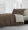 HomeLife Winterdecke Einzelbett 180x250cm - Extra Warme Bettdecke Winter - Weiche Winterbettdecke aus 100% Polyester - Steppdecke für Allergiker - Waschmachinenfeste Schlafdecke - Braun/Beige