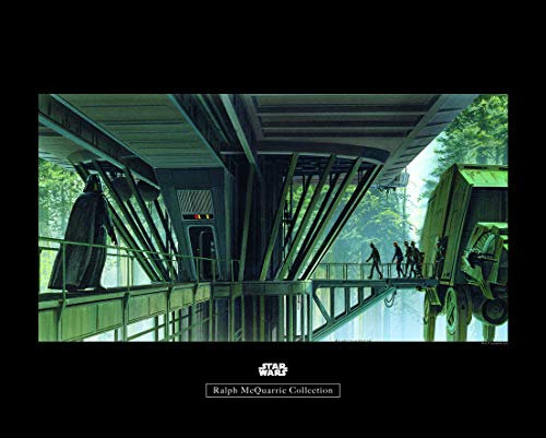 Komar Wandbild | Star Wars Classic RMQ Endor Dock | Kinderzimmer, Jugendzimmer, Dekoration, Kunstdruck | ohne Rahmen | WB136-50x40 | Größe: 50 x 40 cm (Breite x Höhe)