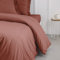 Today Housse de Couette 240X260 2 Personnes Coton Terracotta, Terre Cuite