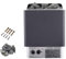 UIGJIOG Poêle De Sauna en Acier Inoxydable pour La Maison Hôtel Spa 3-9KW Poêle De Sauna Électrique Humide Sec Poêle De Sauna Contrôle Interne Thermostatique Intégré Chauffe Rapidement,6KW