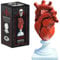 Gothic anatomische Herzvase – großer menschlicher herzförmiger Blumentopf – inspiriert von Edgar Allan Poes Dark Romance Story Annabel Lee – Gothic-Dekor-Geschenk für Frauen, Hexenaltar, gruselige