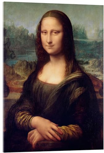 Posterlounge Mona Lisa Acrylglasbild von Leonardo da Vinci 50 x 70 cm Wandbilder Wanddeko