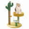 Cat Tower 67cm Cat Tree Indoor Palm Tree Large Cat Perch with Natural Sisal Scratching Post Play Activity Center Suitable for Adult Cats and Kittens