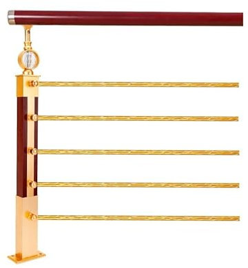 Cenz-888 Handläufe für Treppen Innentreppenhandläufe Leitplanken Balkone Moderne Edelstahlzäune Handläufe aus Aluminiumlegierung Industrie Treppenhandlauf für drinnen und draußen (Color : B(1m))