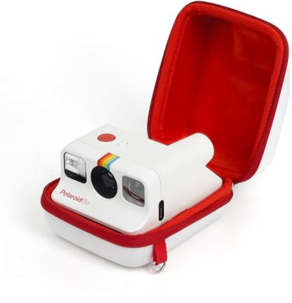 Rieibi Hard Travel Case for Polaroid Go Instant Mini Camera - EVA Carrying Storage Bag for Polaroid Go 9035/9071/9070 Camera with Strap and Accessories Pocket