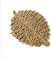 CEMELI 50*33/25*16 cm Tovagliette tessute a forma di foglia tovagliette naturali tovagliette in rattan intrecciato in paglia antiscivolo resistenti al calore sottopiatti intrecciati a mano per tavolo