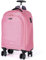 Ponhog Rolling Backpack - 15.6 inch Laptop Backpack with Wheels Flight Approved Carry on Luggage Removable Wheeled 1680D Nylon Backpacks for Men Women Suitable for Travel Work Business College, Pink,