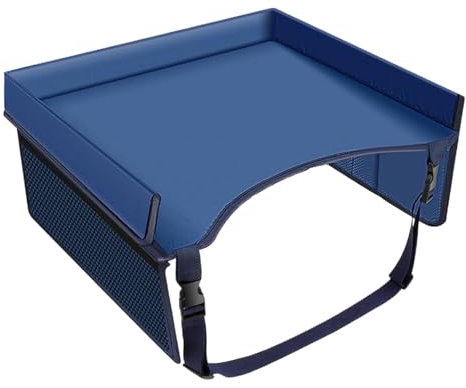 Reisetablett Auto Für Kinder, Spieltisch Für Kindersitz, Reisetisch Kindersitz Spiel, Multifunktionaler Kinder Autositz Spieltisch Knietablett Reisetisch, Tragbar Tablett Für Road Trip Aktivitäten