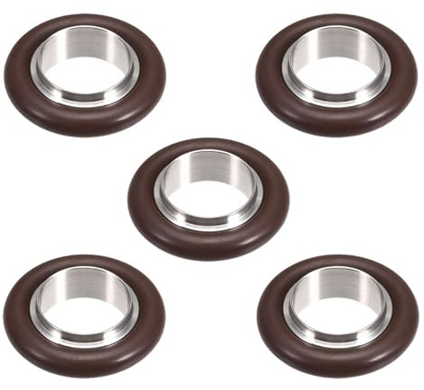 LPTBDTT Sanitary clamp KF10 KF16 KF25 KF40 Vacuum Stainless Steel Centering Ring and Viton O-Ring Home Brewing(KF10)