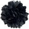 F Fityle Blumenbrosche aus Satin, Kamelie, Ansteckblume, Anstecker, Blumenhaarspange, Anstecknadel für Tanzkleid, Anzug, Party, Kleidung, Zubehör, Schwarz