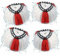 PRIMEGA Set of 4 Mop Heads 2 in 1 for Mop Mop for Vileda Turbo Cartridge