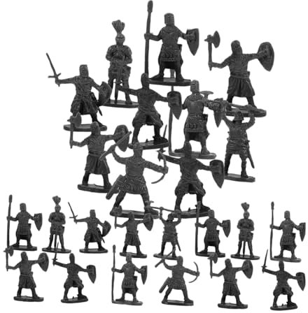 CLISPEED 200Stücke Soldaten Modellfiguren Realistische Menschenmodelle für Sandtisch Bastelprojekte und Kreative Spielwelten und Vielseitig Einsetzbar