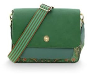 Pip Studio Fenna Cross Body Bag Medium Jabali Green 25x7x20cm