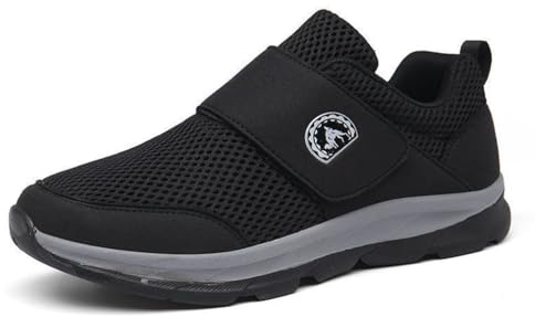 VERROL Chaussures Diabétiques Hommes Femmes Antidérapante Respirant Large Edema Chaussures de Marche pour Orthopédique Swollen aîné Baskets