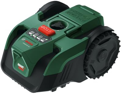 Bosch Robot rasaerba a batteria VISIMOW18V-100 senza batt./caric. | per prati fino a 100 m², larghezza di taglio: 16 cm, altezza di taglio: 20-60 mm