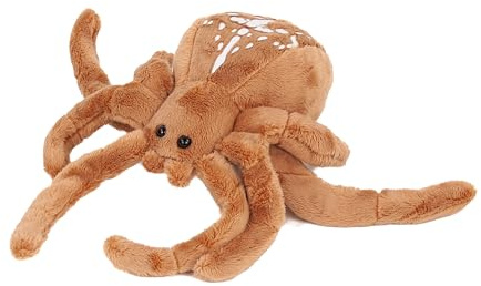 Teddys Rothenburg Kuscheltier Kreuzspinne 24 cm braun/weiß Plüschspinne Stofftier