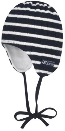 Döll Unisex - Kinder Bindemütze, gestreift 007150537, Blau (3105 ), 43