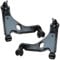 BESTPRICE 2x Querlenker Vorderachse unten links & rechts Kompatibel mit OPEL ASTRA H (A04)(L70), MERIVA B (S10), ZAFIRA B (A05) ZAFIRA A (T98), ZAFIRA B (A05)