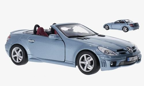Mercedes SLK 55 AMG (R 171), silber , Modellauto, Fertigmodell, Motormax 1:18