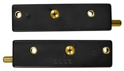Garage Door Bolt - Barry - Pair Keyed Alike - Black
