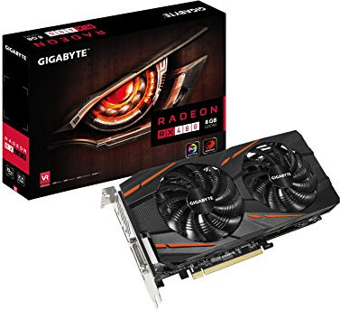 Gigabyte Radeon Rx 480 8GB WINDFORCE GV-RX480WF2-8GD Graphic Cards