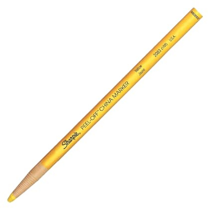 SHARPIE CHINA-Marker, Strichstärke: 2,0 mm, gelb