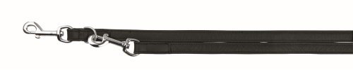 Trixie Active Soft V-Leine, M–L: 2,00 m/18 mm, schwarz