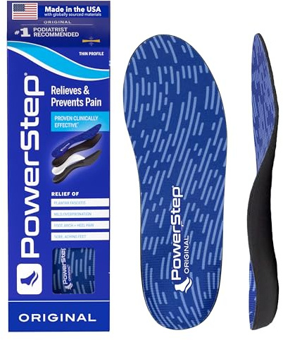 Powerstep Original Orthotics-U Insole, Men's 9-9.5, Women's 11-11.5