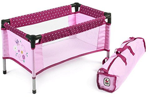 Bayer Chic 2000 652 29 - Reisebett, Dots Brombeere, lila/rosa