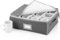 StackStorePlusMore China Cup Storage Chest - Quilted Fabric Container in Gray Measuring 16 x 13 x 6H - Perfect Storage Case for Coffee Cups - Tea Cups - Mugs