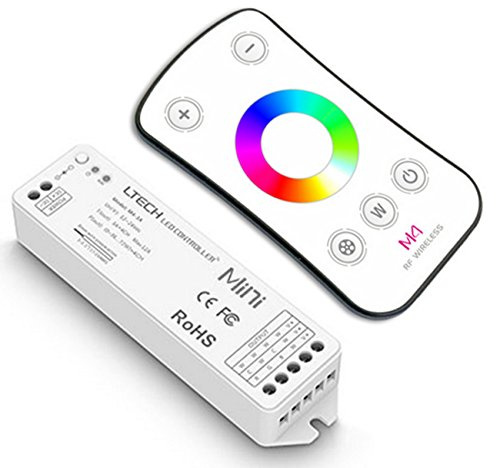 M4 Touch Fernbedienung RGBW LED Controller Empfänger 12V 24V für RGB + W LED Streifen Licht Farbe geschwindigkeit Helligkeit Dimmen ÄNDERN