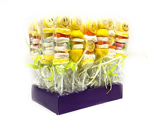 Lecca Lecca SMILE - spiedini di Marshmallow - Espositore da pz 30