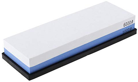 1000-6000 Schleifstein Nassschleifstein Spitzer mit Silikon Rutschfester Unterlage Küche Schere Rasierklingen