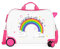 Roll Road Arcoiris Everything Ok Kinder-Koffer Rosa 50x39x20 cms Hartschalen ABS Kombinationsschloss 38L 2,1Kgs 4 Räder Handgepäck, Weiß