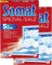 SOMAT 5-in-1 Special Salt in Storage Pack, Dishwasher Salt for Soft Water, Water Softener for Dishwasher Works Against Limescale for Shiny Results (2 x 1.2 kg)