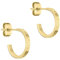 Liebeskind Berlin Kreole aus Edelstahl, gold, 1,5 cm