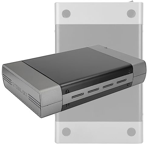 Lazmin112 Box unità ottica con interfaccia SATA USB2.0, Riscrittore disco ottico DVD esterno portatile USB 2.0 / SATA da 5,25 pollici per XP / 7/8/10(Spina UE)