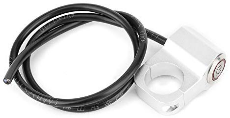 Yuecoom Interruttore manubrio moto, interruttore a 3 fili con interruttore indicatore per manubrio da 25 mm Moto ATV Moto elettriche